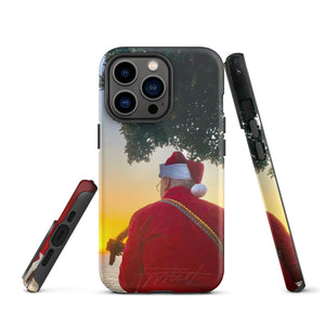 Christmas Guitar Song-Tough iPhone case