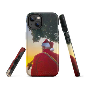 Christmas Guitar Song-Tough iPhone case