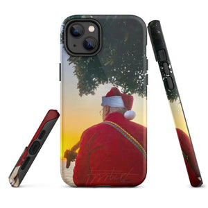 Christmas Guitar Song-Tough iPhone case