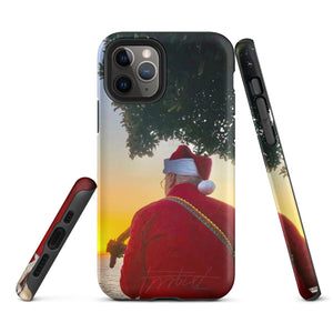 Christmas Guitar Song-Tough iPhone case