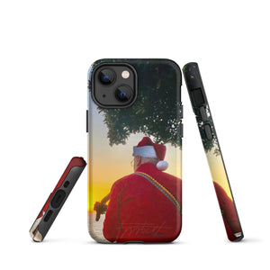 Christmas Guitar Song-Tough iPhone case