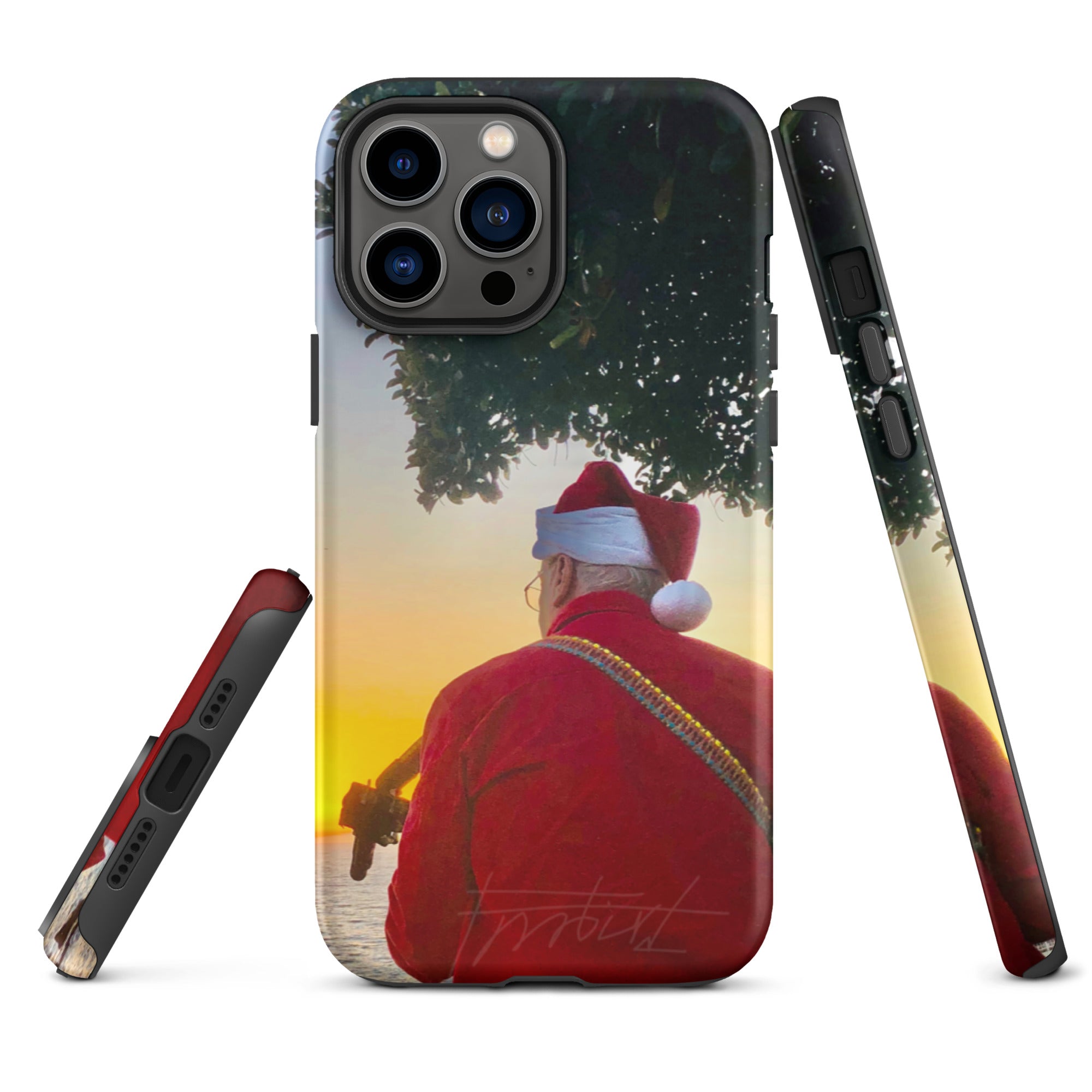 Christmas Guitar Song-Tough iPhone case