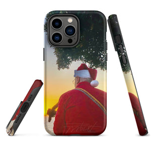 Christmas Guitar Song-Tough iPhone case