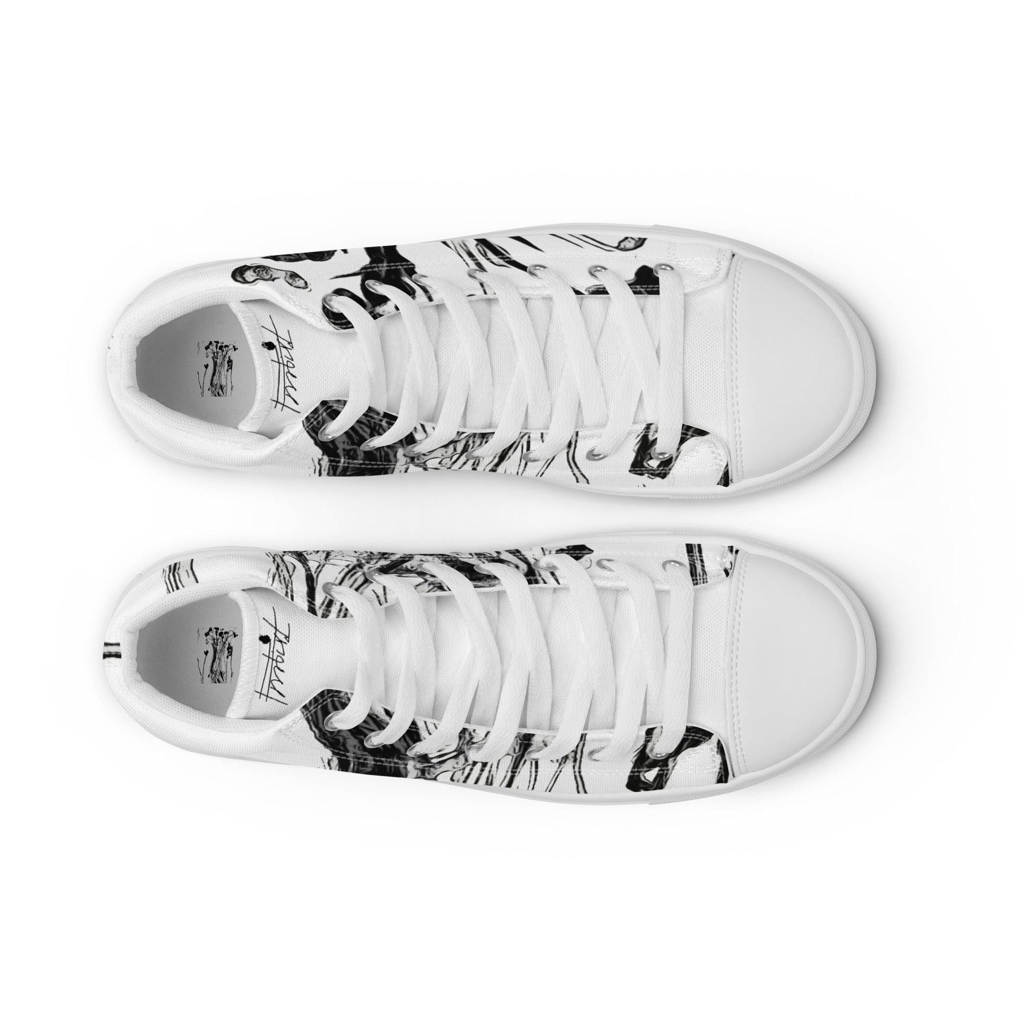 “Frrrbird”-Women’s high top canvas shoes