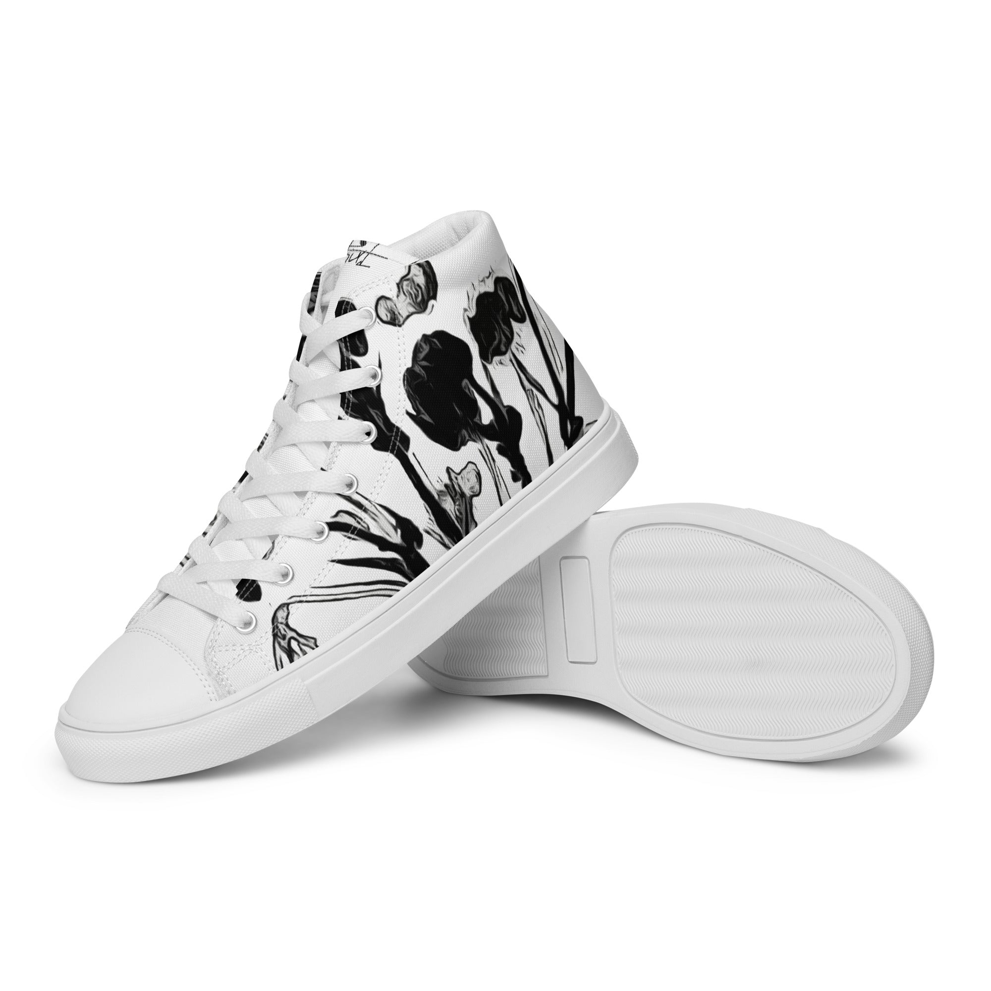 “Frrrbird”-Women’s high top canvas shoes