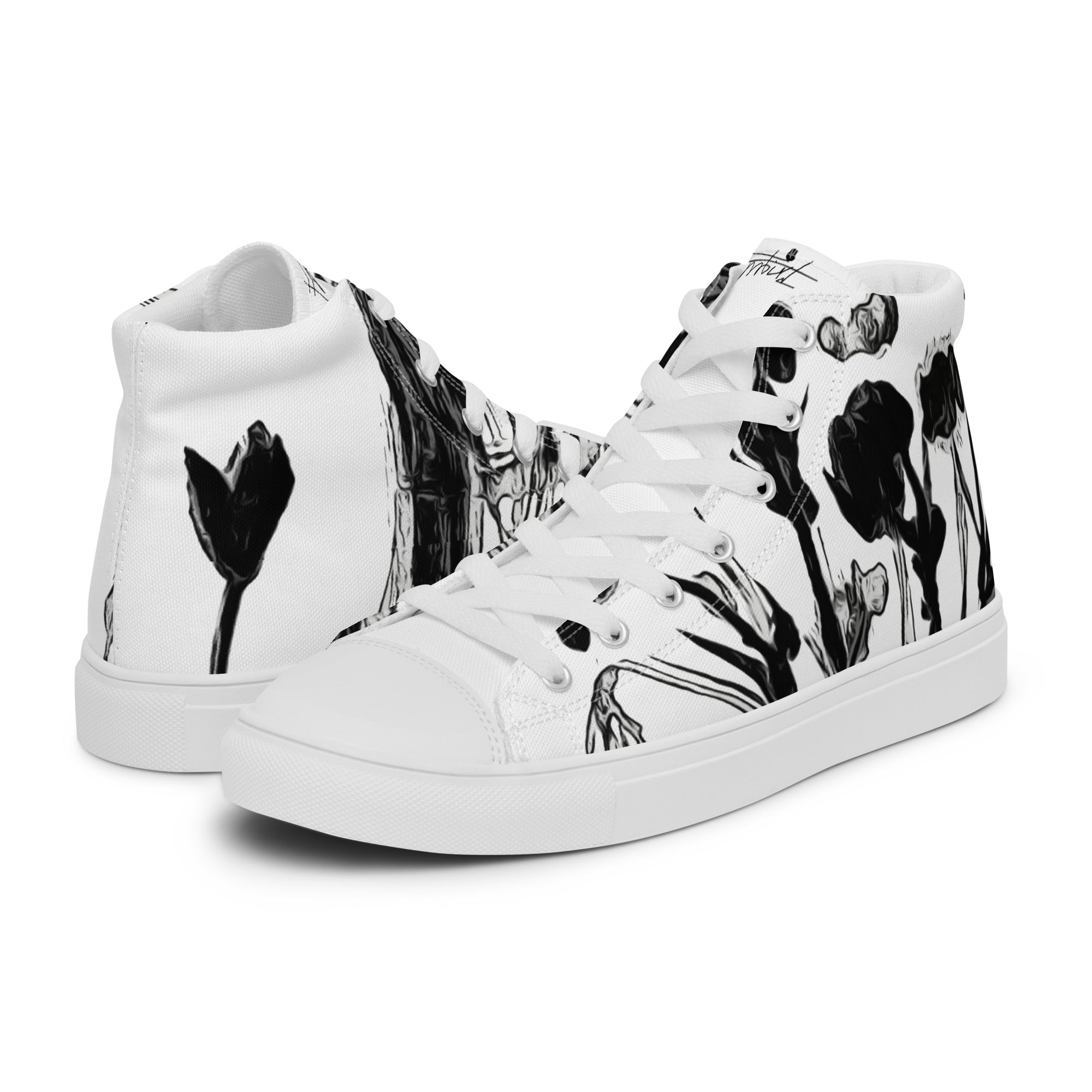 “Frrrbird”-Women’s high top canvas shoes