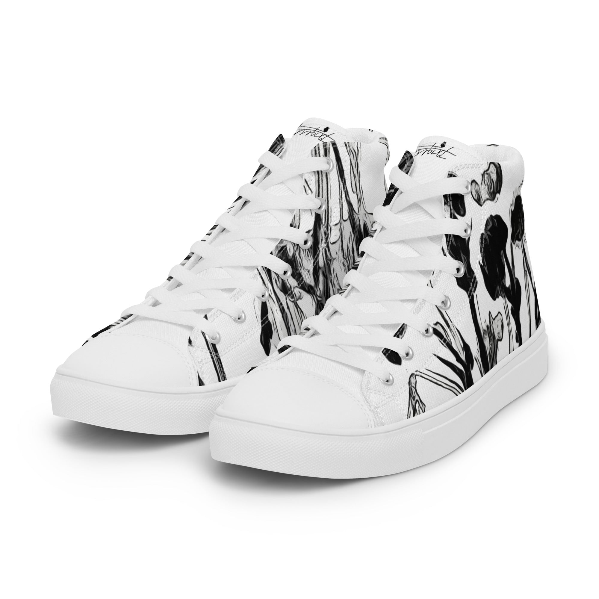 “Frrrbird”-Women’s high top canvas shoes