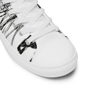 “Frrrbird”-Women’s high top canvas shoes