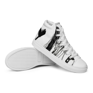 “Frrrbird”-Women’s high top canvas shoes