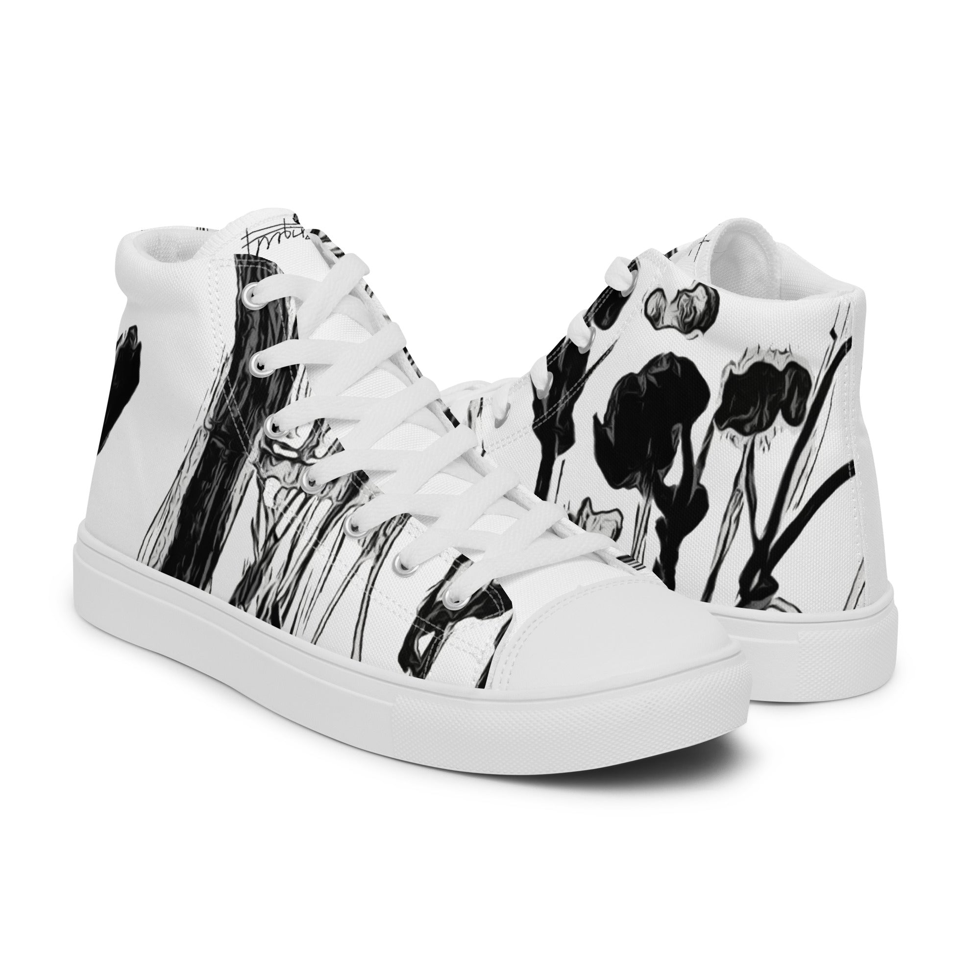 “Frrrbird”-Women’s high top canvas shoes